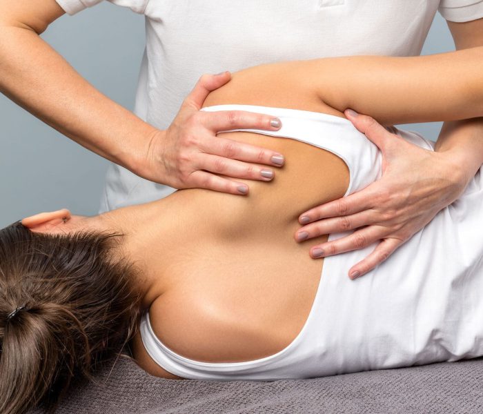 Physiotherapie am Rücken
